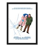 Good hope PlexiGlass Hollywood Poster Eternal Sunshine Of Spotless Mind Movie Art Framed Poster, multicolour, Print, 10inch x 13inch For Room Office Wall