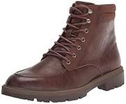 Dr. Scholl's Shoes Men's Grayton Mid Calf Boot, Dark Brown Synthetic, 7.5 UK