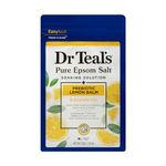 Dr Teal's Pure Epsom Salt Soaking Solution Prebiotic Lemon Balm with Essential Oils 3Lb 1.36Kg