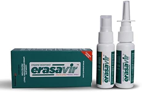 ErasaVir Mouth & Nasal Spray | Relief from Congestion, Sore Throat, Cough | Plant-based, Natural Ingredients 60 ML