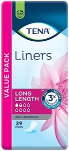 TENA Long Length Liner, Light Incontinence, Pack of 39