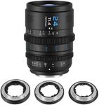 SIRUI VP-1 Vision Prime 1 T1.4 Full Frame Cine Lens, 24mm Manual Focus Cinema Lens with Pre-Installed E Mount, Interchangeable RF/Z/L Mounts (Black)