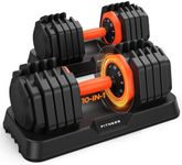2026 Updated Adjustable Dumbbell Set of 2, 10-in-1 Weights Dumbbell Set with Storage Box, 110lbs/55lbs Adjustable Weights with Anti-slip Silicone Grip, Weight Set For Home Gym Suit both Men and Women