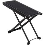 iGadgitz Xtra U6987 - Adjustable Guitar Foot Rest Folding Guitar Footstool Durable Guitar Foot Stand - Black