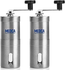 Pill Grinder - 2 Pack Pro Pill Crusher and Cutter That Grinds Your Pills and Tablets to Help Make Taking Medication and Supplements Easier, Manual Stainless Steel Design