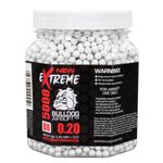 Bulldog Airsoft Extreme 6mm 0.20g 5000 Jar Airsoft BB pellets (White)