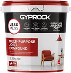 DIY Gyprock Less Mess Multi-Purpose Joint Plaster Compound 2.25kg plasterboard Walls Roofs