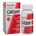 HealthAid Strong Calcium 600mg - 60 Chewable Tables