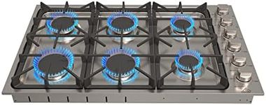 CASAINC 36 inch Gas Cooktop with 6 