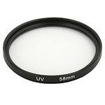 DIGIFLEX 58mm Dual Thread UV Filter for Canon 18-55mm EOS 500D 1000D XS, T1i, XTi, XSi, XT, T2i, T3,T3i, or any lens with a 58mm front thread for Canon, Nikon, Sigma, Tokina etc