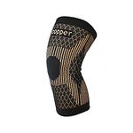 Copper Knee Brace for Arthritis Pain and Support-Copper Knee Sleeve Compression for Sports,Workout,Arthritis Relief-Single (M)