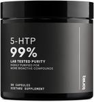 Toniiq Ultra High Strength 5HTP Capsules - 99%+ Highly Purified and Bioavailable - 12:1 Concentrated Extract - 200mg - 90 Veggie Capsules