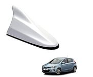 Auto Addict Car Shark Fin Antenna (Replacement Antenna,White) for i20 Old (2008-2013)