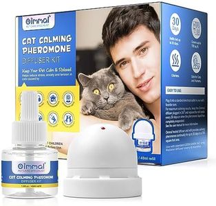 VFjVlVdG Calming Diffuser for Dogs & Cats, Pheromones Diffuser Anxiety Relief Diffuser with 30 Day Refill - Comfort, Calming and Relax Anxious Dog and Other Problematic Behaviors| 48 ml (Cats)