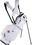 Sun Mountain 2023 Mid Stripe Golf Stand Bag (White)