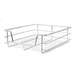 KuKoo 2 x Kitchen Pull Out Soft Close Heavy Duty Baskets, 600mm Wide Cabinet, Slide Out Wire Storage Drawers, Pull-Out Organiser Metal