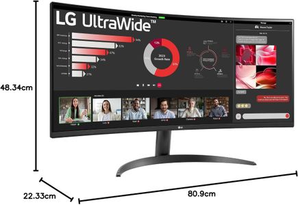LG 34" UltraWide IPS Monitor – 75Hz, 34WR50QK