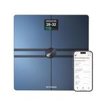 WITHINGS Body Comp - Scale for Body Weight and Complete Body Analysis, Wi-Fi & Bluetooth Scale with Color Screen, Digital Scale with Accurate Visceral Fat, Heart Heath - Compatible with Apple Health