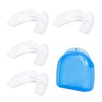 Mouth Guard for Grinding Teeth, Moldable Dental Guard for Night Sleeping - 4 Pack