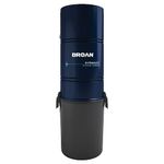 Broan-NuTone BQ650 Efficient Central Vacuum System for Medium Homes, Quiet and Efficient Cleaning - 650 Air Watt , Blue