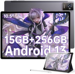 OUKITEL OKT3 Tablette Android 13 - Tablette 10.51 Pouces 2024 ,15+256GO(2TO TF) Tablette Tactile, 8250mAh/5G WiFi/BT5.0 Tablette PC,1200*1920 FHD,16MP+8MP, Dual 4G Tablette Gaming/OTG/Face ID/GPS-Gris