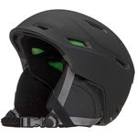 Smith Optics Mission Adult Ski Snowmobile Helmet - Matte Black/Medium