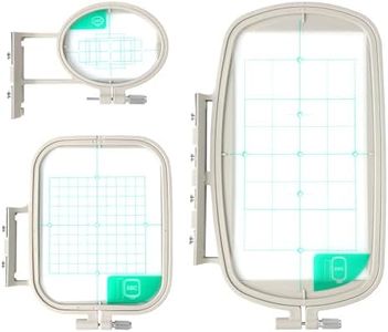 MagnaHoop Embroidery Hoops for Brother SE600 PE550D SE700 PE535 SE400 PE525 PE540D PE500 SE625 SE425 Innovis Babylock Brother Embroidery Machine Hoop (3in1 Set)