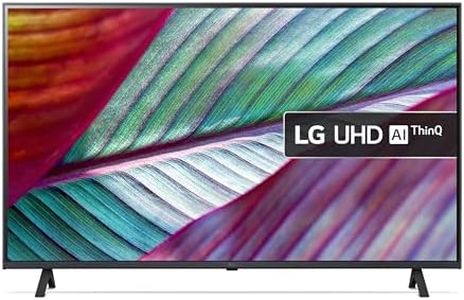 LG 43UR78006LK 43-Inch 4K Ultra HD Smart TV, α5 AI processor 4K Gen6, Freeview Play and Amazon Alexa