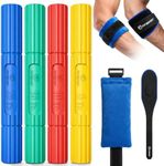 FitBeast Elbow Recovery Kit with 4-Level Flex Therapy Bars, Twist Bar for Tennis Elbow & Golfer's Elbow Physical Therapy Exercises, Forearm Wrist Grip Trainer with Elbow Brace & Hot and Cold Pack