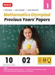 MTG IMO Class-1 Olympiad 10 Previous Years Papers (2023-2019 Set A & B) Mathematics with Mock Test Papers - Sample OMR Sheet with Chapterwise Analysis | SOF Olympiad Books For 2024-25 Exam