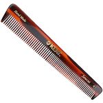 Kent Brushes Handmade Combs Range 4T Medium Size Coarse and Fine Comb