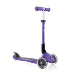 Globber Junior Foldable | 3 Wheel Scooter | Toddler Scooter | Kick Scooter | Kids Outdoor Toys | Foldable Kick Scooter for Kids 2-6 | Trotinette Enfant 3 Roues | Indoor Outdoor Toys