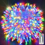 Ollny Fairy Lights Plug in - 60m 600 LED Fairy Lights Outdoor Waterproof, 8 Modes/Remote/Timer Bright Colour String Lights Mains Powered, Outside Indoor Garden Tree Wedding Party Decorations