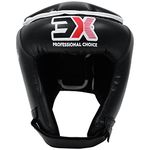 3X Sports Boxing Headguard MMA Training, Adjustable Padded Sparring Helmet for Boxing, Muay Thai Headgear, Kickboxing, Sparring, Martial Arts, Karate, Taekwondo Helmet