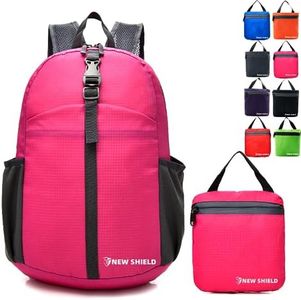 Ultra Lightweight Packable Backpack Packable Daypack for Travel Hiking Camping Outdoor Water Resistant ltralight Packable Daypack Ultralight Backpack for Women Men,Pink