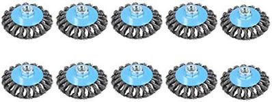 10 Pack Twist Knot Wire Brush/Wheel for Angle Grinder TE242