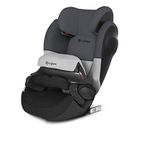 Cybex Silver Pallas M-Fix SL, 2-in-1 Child's Car Seat, High Back Booster, Adjustable Impact Safety Shield and ISOFIX Compatible, Group 1/2/3 (9-36 kg), From Approx 9 Months - 12 Years, Gray Rabbit