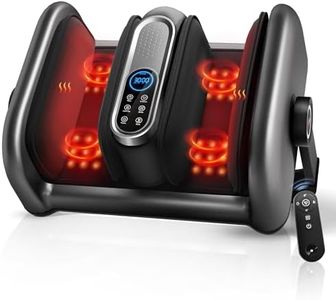 JZBRAIN Shiatsu Foot Massager Machine with Heat : Deep Kneading Foot Massager with Vibration for Plantar Fasciitis, Neuropathy, Pain Relief, Circulation - Perfect for Women, Men, Parents, Father, Mom