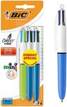 BIC Mini + Mini Fashion Retractable Ballpoint Pen Assorted Colours Pack of 3