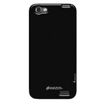 Amzer Soft Gel TPU Gloss Skin Case Cover for HTC One V - Black