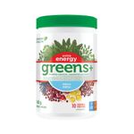 Genuine Health Greens+ Extra Energy, 10 servings, Superfoods, Antioxidants and Polyphenols for daily immediate energy or workout boost, Vanilla flavoured, 148g