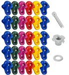 Reznor Climbing Holds - 30 Rough and Realistic Rock Textured Grips for All Skill Levels