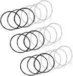 JYsun Classical Guitar Strings 3 full sets with Black Nylon for E-1st B-2nd G-3rd and Nylon Core Silver-Plated Copper Wound for D-4th A-5th E-6th