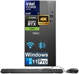 Dell Tower Desktop Computer 2026, RTX 5060 8GB GDDR7, 32GB RAM, 1TB SSD