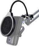 Youshares Microphone Pop-up Filter-4” 3-Layer Windshield with Flexible 360°Gooseneck Clip Compatible with Elgato Wave 1 Microphone to Improve Sound Quality