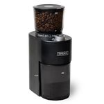 Sipologie Precision Coffee Grinder – Electric Burr Grinder with Adjustable Settings, Ideal for Espresso, Moka Pot, Pour Over, and French Press, 200g Capacity, Black