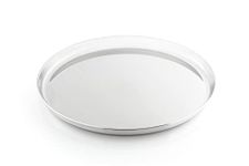 GSI Outdoors Glacier Stainless Steel Plate 9.5" | All Purpose Stainless Steel Plate for Camping, Cabin and Kitchenware