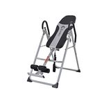 Kemket Inversion Table Back Therapy Fitness Reflexology Equipment - Inversion Table Inversion Machine With Comfort Backrest (Silver)