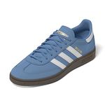 adidas Men's Handball Spzl Gymnastics Shoes, Blue Light Blue Ftwr White Gum5 Light Blue Ftwr White Gum5, 11 UK