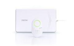 Nanny Bm-03 Medically Certified Baby Breathing Monitor, with Alarm, Night Light and Temperature Monitoring. Includes breathing monitor and sensor pad suitable for premature babies from 1 kg.